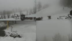 Sdružený snímek okolí chaty Myslivna