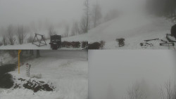 Sdružený snímek okolí chaty Myslivna