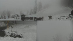 Sdružený snímek okolí chaty Myslivna