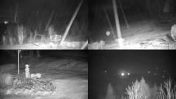 Sdružený snímek okolí chaty Myslivna