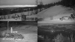 Sdružený snímek okolí chaty Myslivna