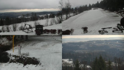 Sdružený snímek okolí chaty Myslivna