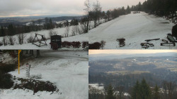 Sdružený snímek okolí chaty Myslivna