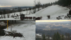 Sdružený snímek okolí chaty Myslivna