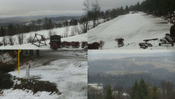 Sdružený snímek okolí chaty Myslivna