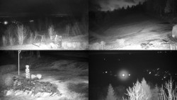 Sdružený snímek okolí chaty Myslivna