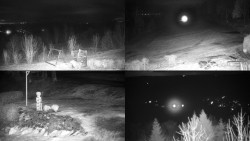 Sdružený snímek okolí chaty Myslivna