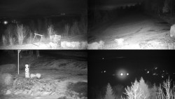 Sdružený snímek okolí chaty Myslivna