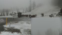 Sdružený snímek okolí chaty Myslivna