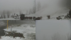 Sdružený snímek okolí chaty Myslivna