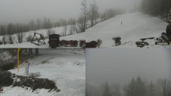 Sdružený snímek okolí chaty Myslivna