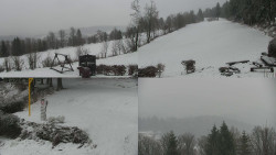 Sdružený snímek okolí chaty Myslivna