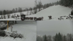 Sdružený snímek okolí chaty Myslivna