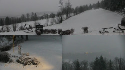 Sdružený snímek okolí chaty Myslivna