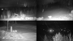 Sdružený snímek okolí chaty Myslivna