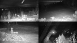 Sdružený snímek okolí chaty Myslivna