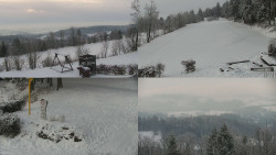 Sdružený snímek okolí chaty Myslivna