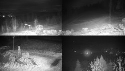 Sdružený snímek okolí chaty Myslivna