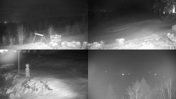 Sdružený snímek okolí chaty Myslivna