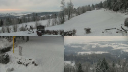 Sdružený snímek okolí chaty Myslivna