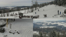 Sdružený snímek okolí chaty Myslivna