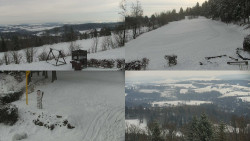 Sdružený snímek okolí chaty Myslivna