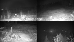 Sdružený snímek okolí chaty Myslivna