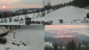 Chata Myslivna SKP Olomouc - Sdružený snímek okolí chaty Myslivna - 20.2.2026 v 07:01 Chata Myslivna SKP Olomouc - Sdružený snímek okolí chaty Myslivna - 20.2.2026 v 07:01