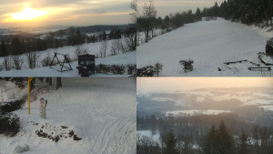 Chata Myslivna SKP Olomouc - Sdružený snímek okolí chaty Myslivna - 20.2.2026 v 07:31