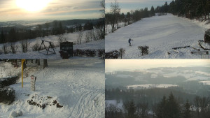 Chata Myslivna SKP Olomouc - Sdružený snímek okolí chaty Myslivna - 20.2.2026 v 08:01 Chata Myslivna SKP Olomouc - Sdružený snímek okolí chaty Myslivna - 20.2.2026 v 08:01