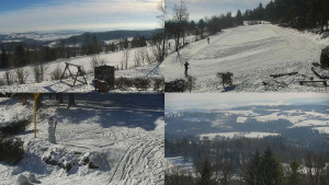 Chata Myslivna SKP Olomouc - Sdružený snímek okolí chaty Myslivna - 20.2.2026 v 11:01 Chata Myslivna SKP Olomouc - Sdružený snímek okolí chaty Myslivna - 20.2.2026 v 11:01