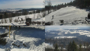 Chata Myslivna SKP Olomouc - Sdružený snímek okolí chaty Myslivna - 20.2.2026 v 12:01 Chata Myslivna SKP Olomouc - Sdružený snímek okolí chaty Myslivna - 20.2.2026 v 12:01