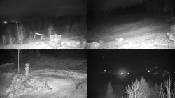 Sdružený snímek okolí chaty Myslivna