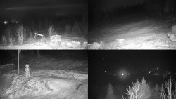 Sdružený snímek okolí chaty Myslivna