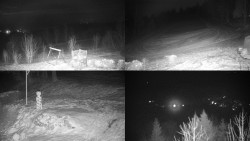 Sdružený snímek okolí chaty Myslivna