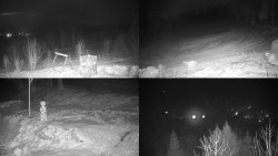 Sdružený snímek okolí chaty Myslivna