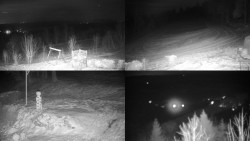 Sdružený snímek okolí chaty Myslivna