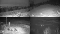 Sdružený snímek okolí chaty Myslivna