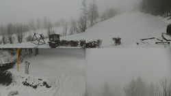 Sdružený snímek okolí chaty Myslivna