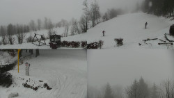 Sdružený snímek okolí chaty Myslivna