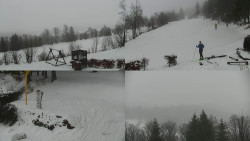 Sdružený snímek okolí chaty Myslivna