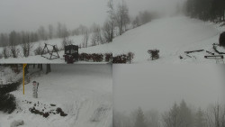 Sdružený snímek okolí chaty Myslivna