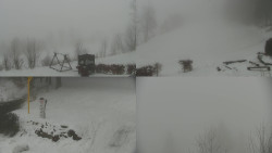 Sdružený snímek okolí chaty Myslivna