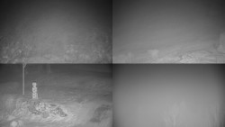 Sdružený snímek okolí chaty Myslivna