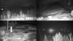 Sdružený snímek okolí chaty Myslivna