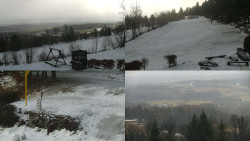 Sdružený snímek okolí chaty Myslivna