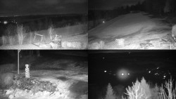 Sdružený snímek okolí chaty Myslivna