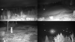 Sdružený snímek okolí chaty Myslivna