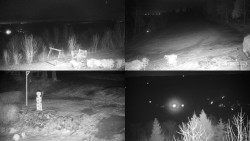 Sdružený snímek okolí chaty Myslivna