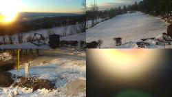 Sdružený snímek okolí chaty Myslivna